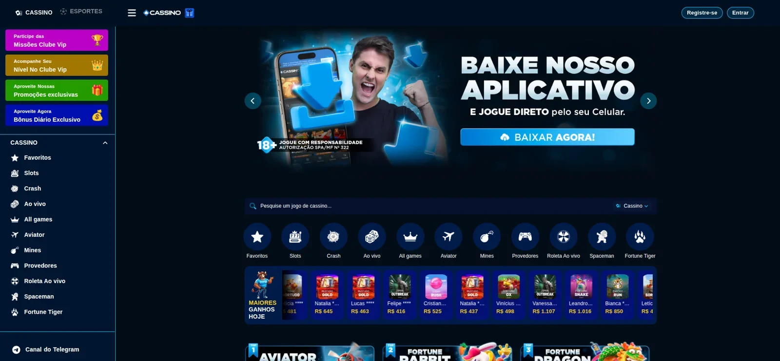 Script de apostas Brasileiro